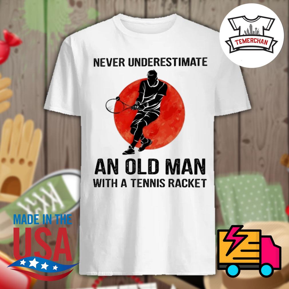 never underestimate an old man with a padel racket