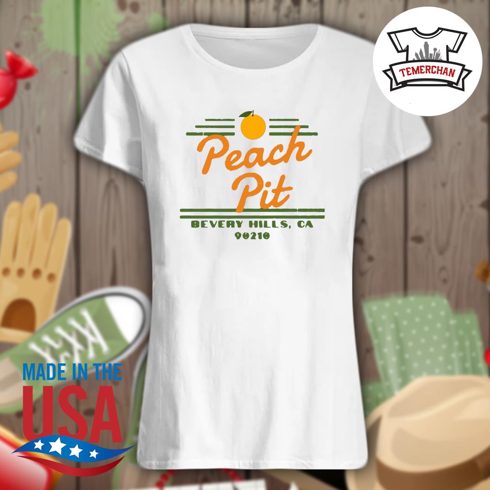 Peach Pit Bevery Hills CA 90210 s Ladies t-shirt
