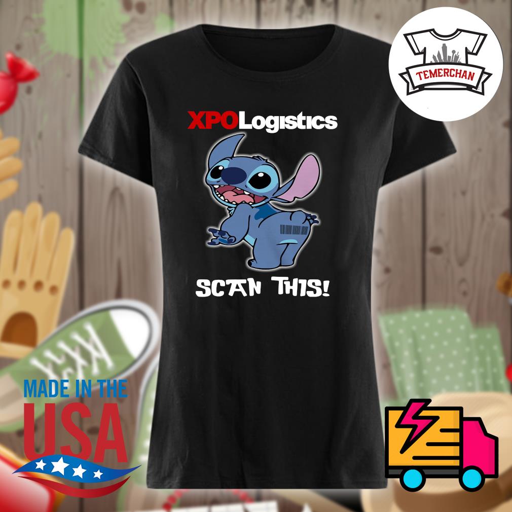 Stitch XPO Logistics scan this s Ladies t-shirt