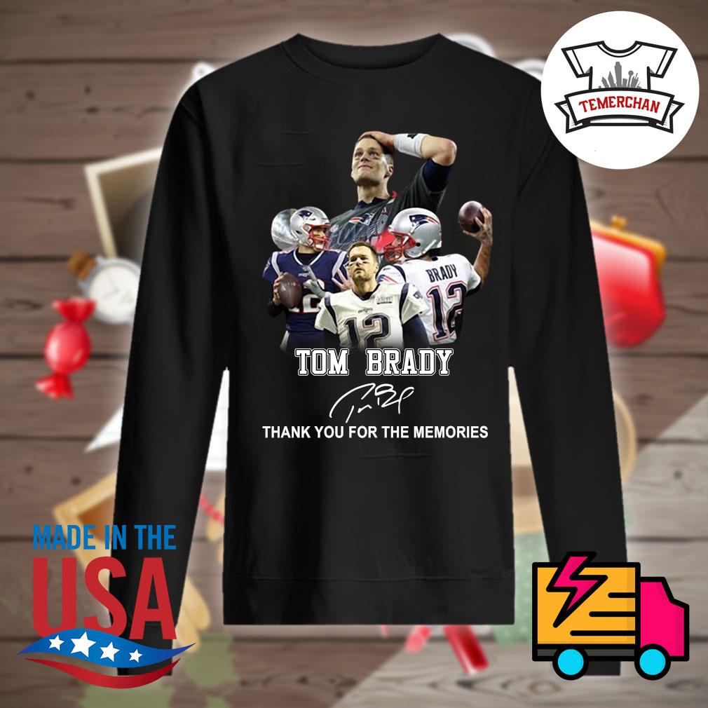 Thank You Tom Brady Memories T-Shirt, hoodie, sweater, long sleeve