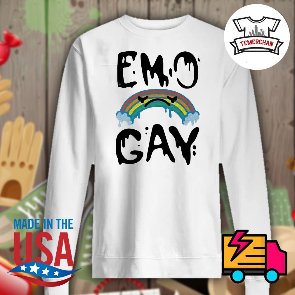 Emo Gay rainbow shirt, hoodie, tank top, sweater and long sleeve t-shirt