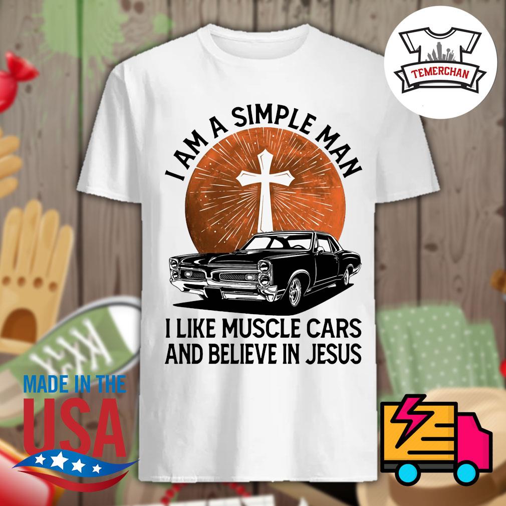 I Am A Simple Man I Like Fishing and Believe in Jesus Long Sleeve T-Shirt