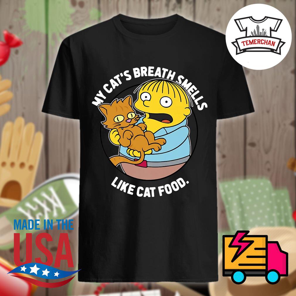 The Simpsons my cat s breath smells like cat food shirt hoodie