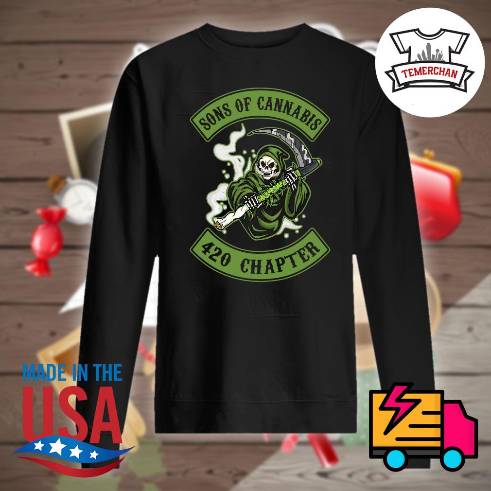Death Sons of Cannabis 420 chapter s Sweater