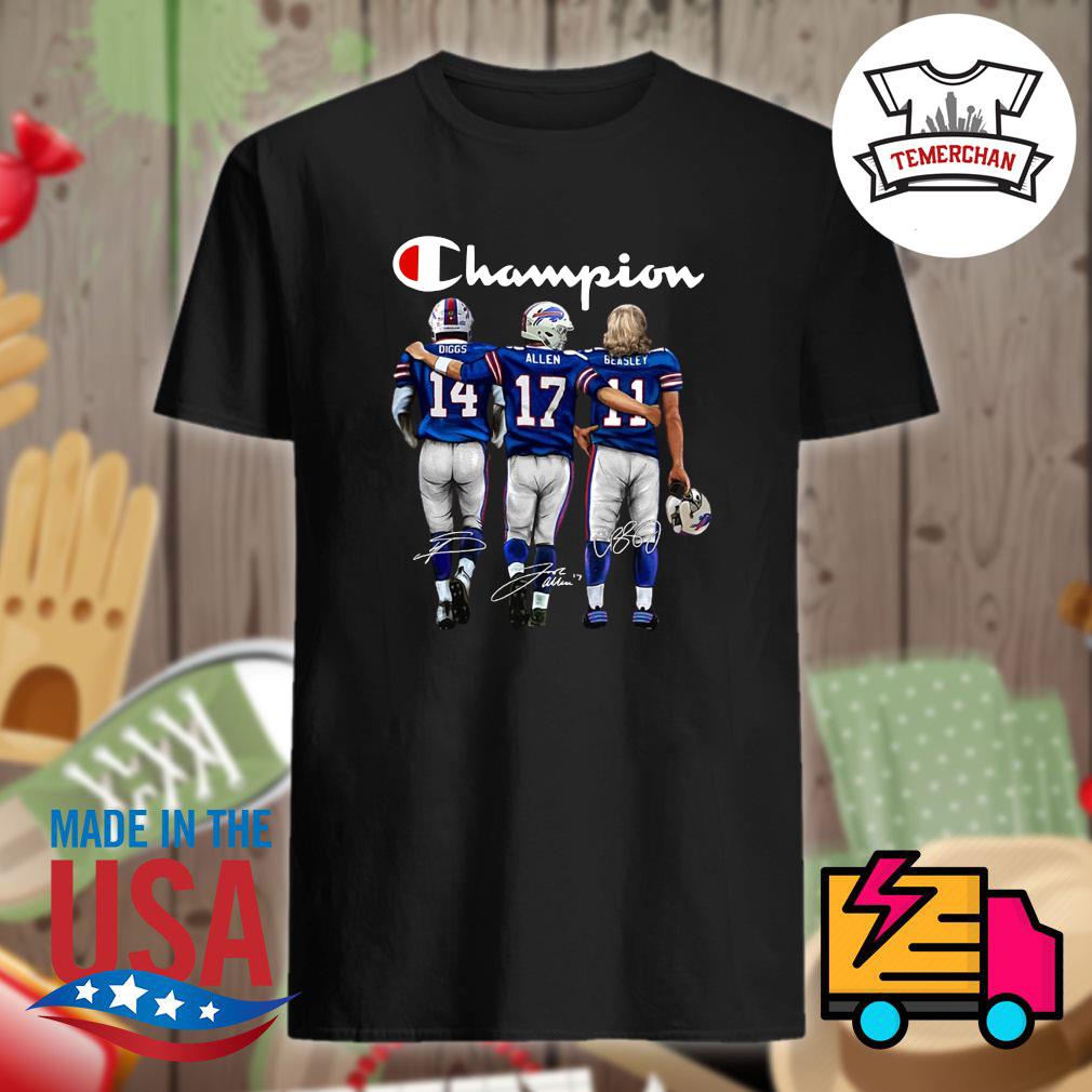 Buffalo Bills Champion Diggs Allen Beasley Signatures t-shirt by