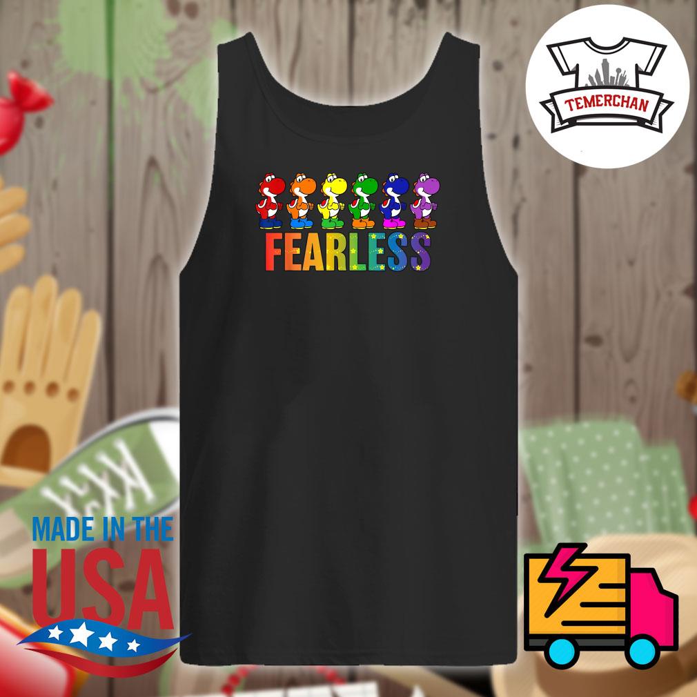 Super Mario Fearless Pride Yoshi shirt, hoodie, tank top, sweater
