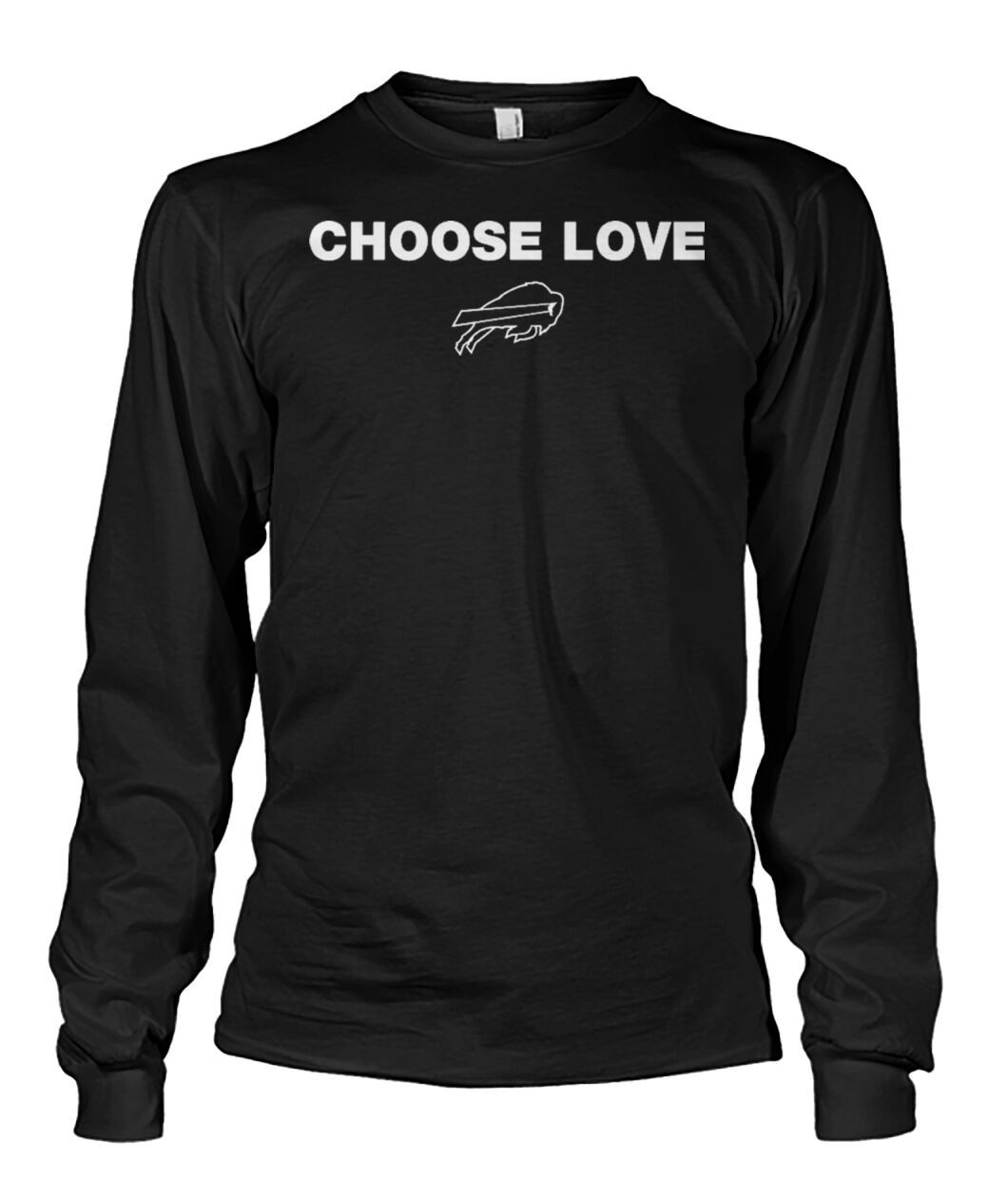 Choose Love' Bills shirts are now available