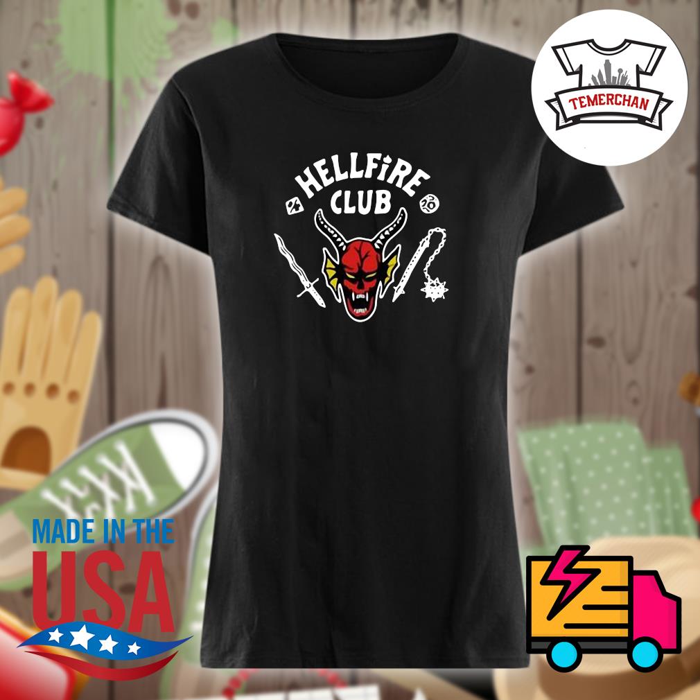 Hellfire Club Santa s Ladies t-shirt
