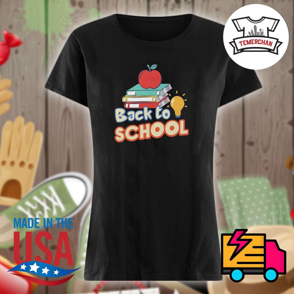 Back to School Book Apple s Ladies t-shirt