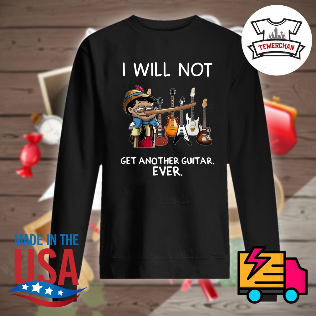 Pinocchio I will not get another guitar ever s Sweater