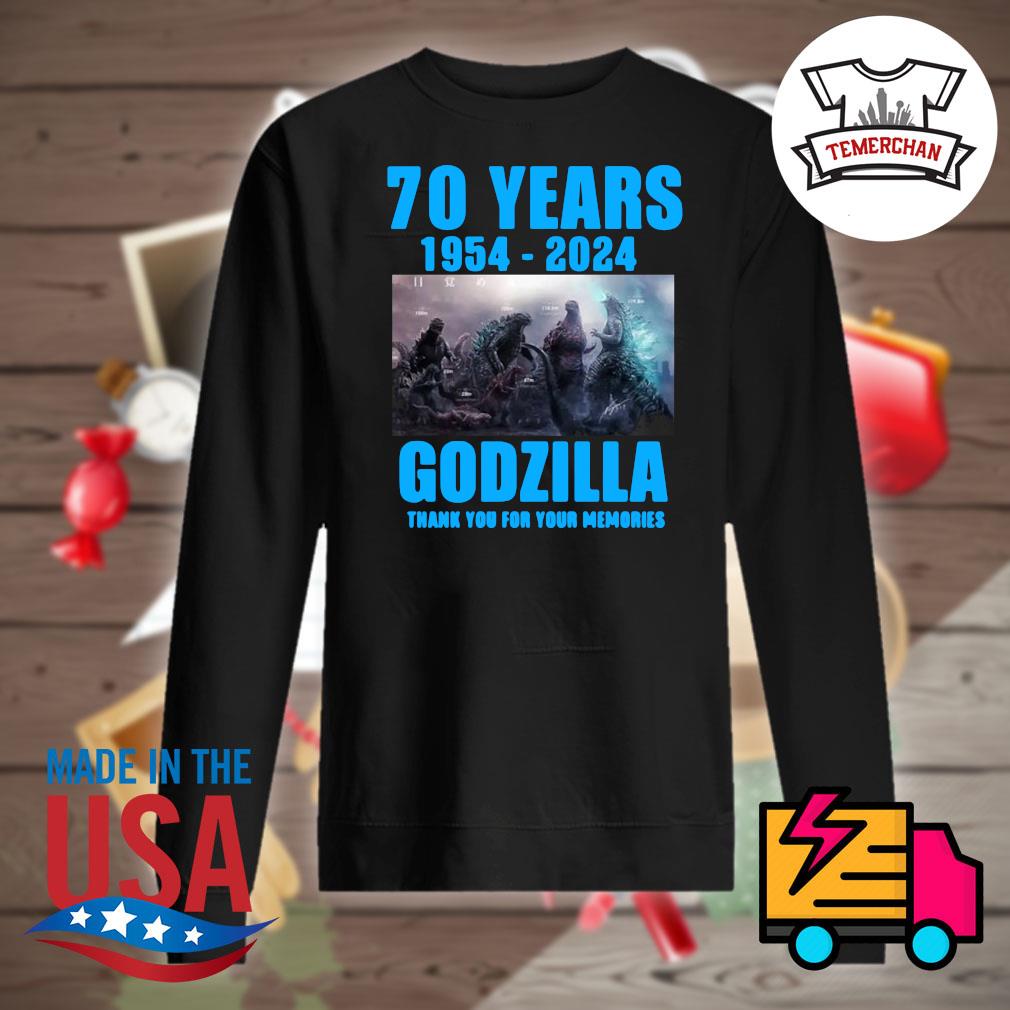 70 years 1954 2024 Godzilla thank you for your memories s Sweater