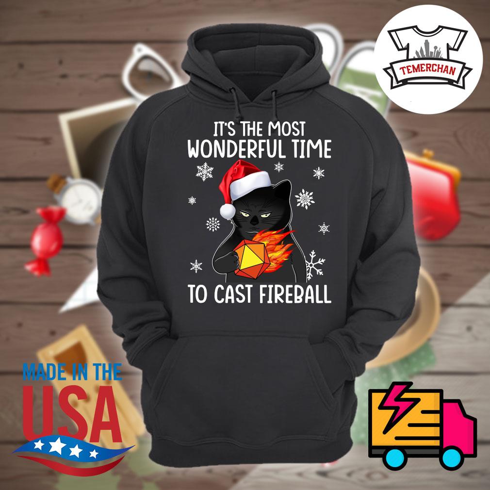 Cat in the outlet hat fireball t shirt