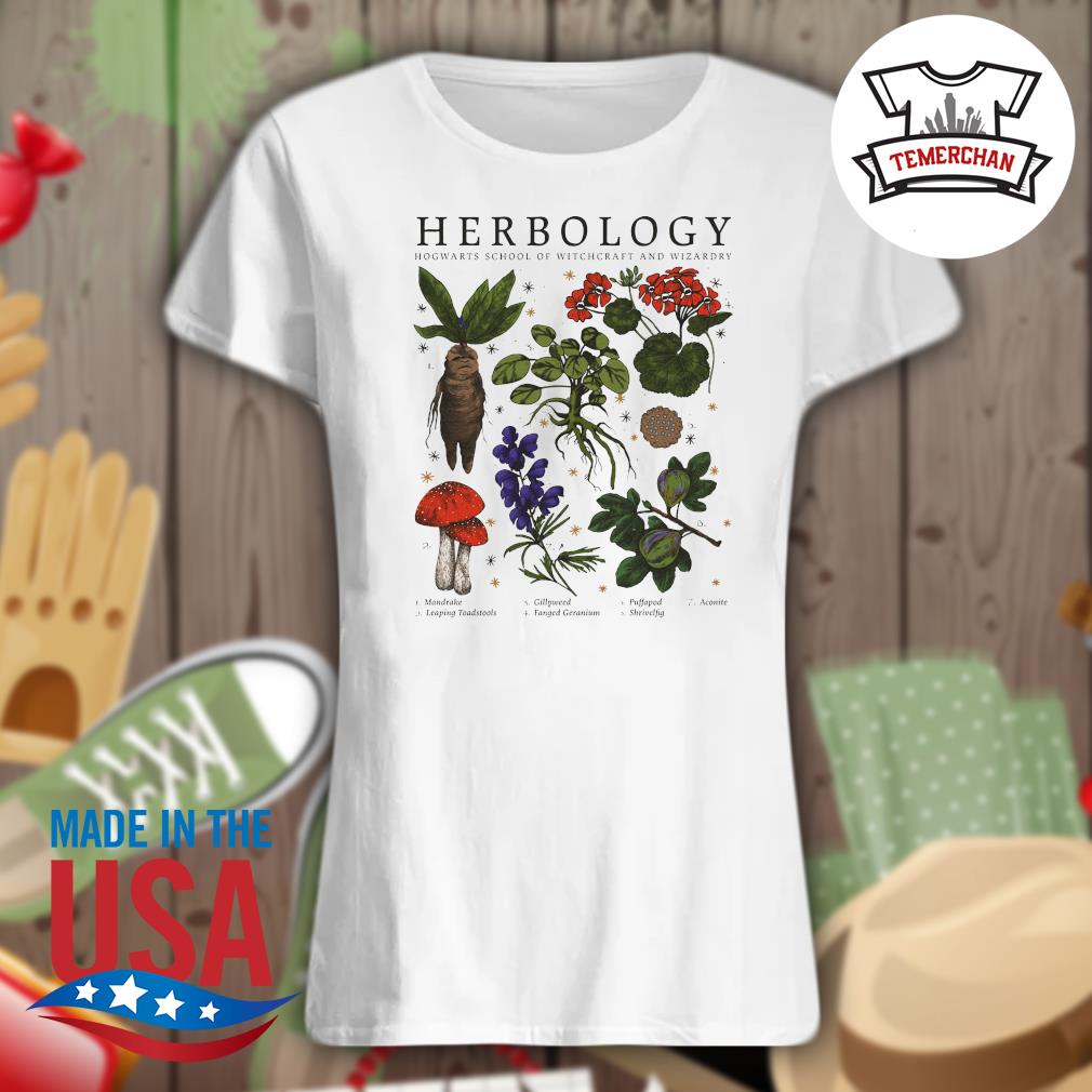 Herbology Hogwarts school of witchcraft and wizardry s Ladies t-shirt