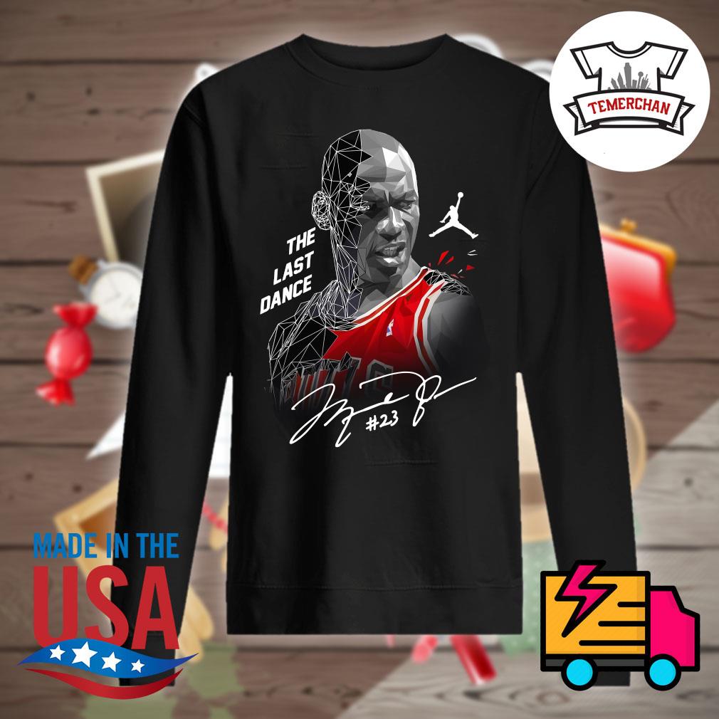 Michael jordan last sales dance shirt