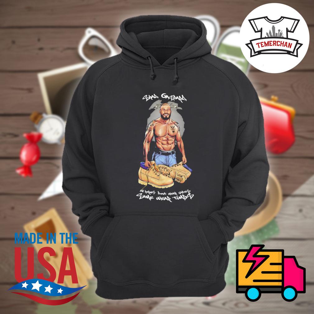 Shad Gaspard all heroes don't wear capes some wear Timbs boots wwe shirt,  hoodie, sweater and v-neck t-shirt