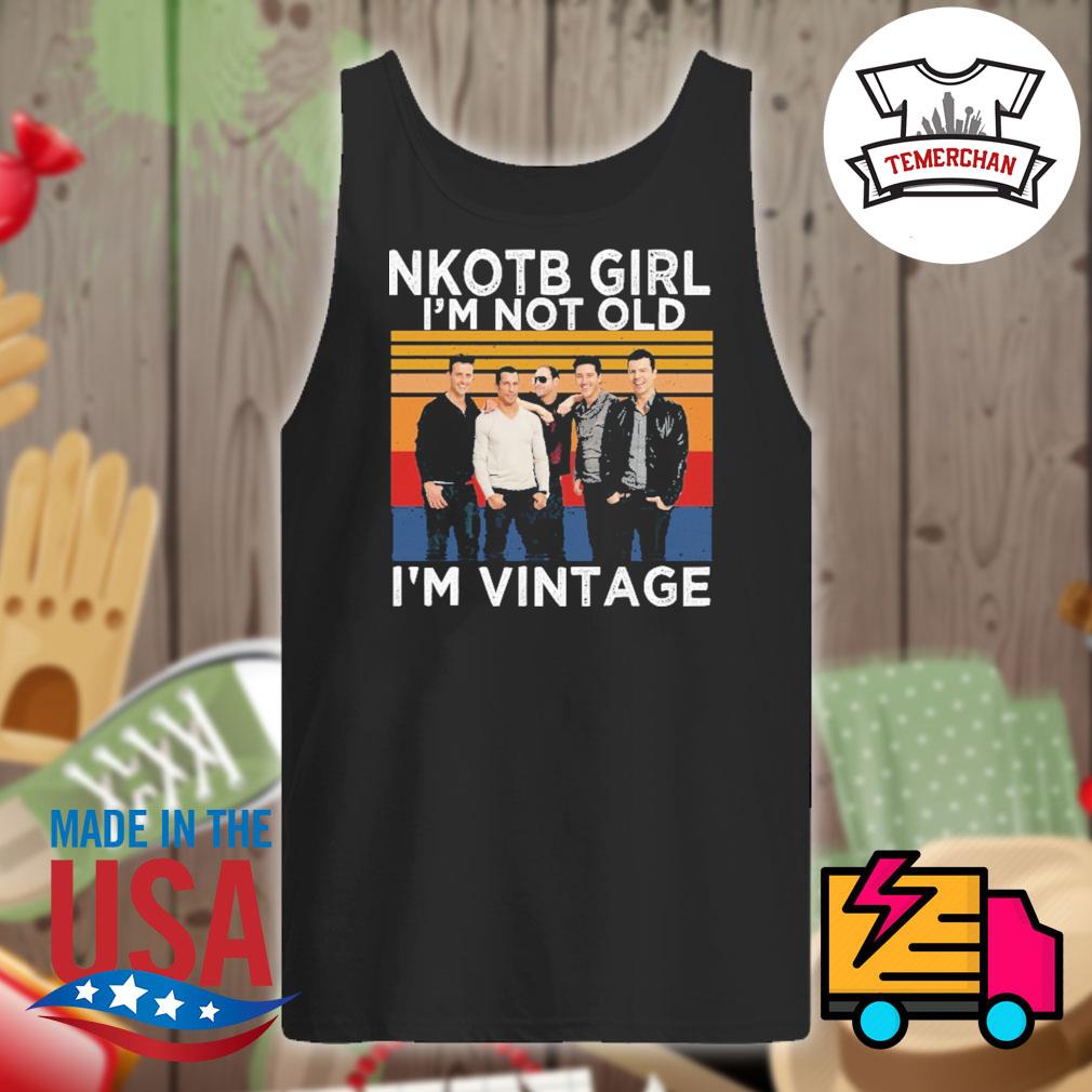 NKOTB Girl I'm Not Old I'm Vintage Personalized Baseball Jersey - Growkoc