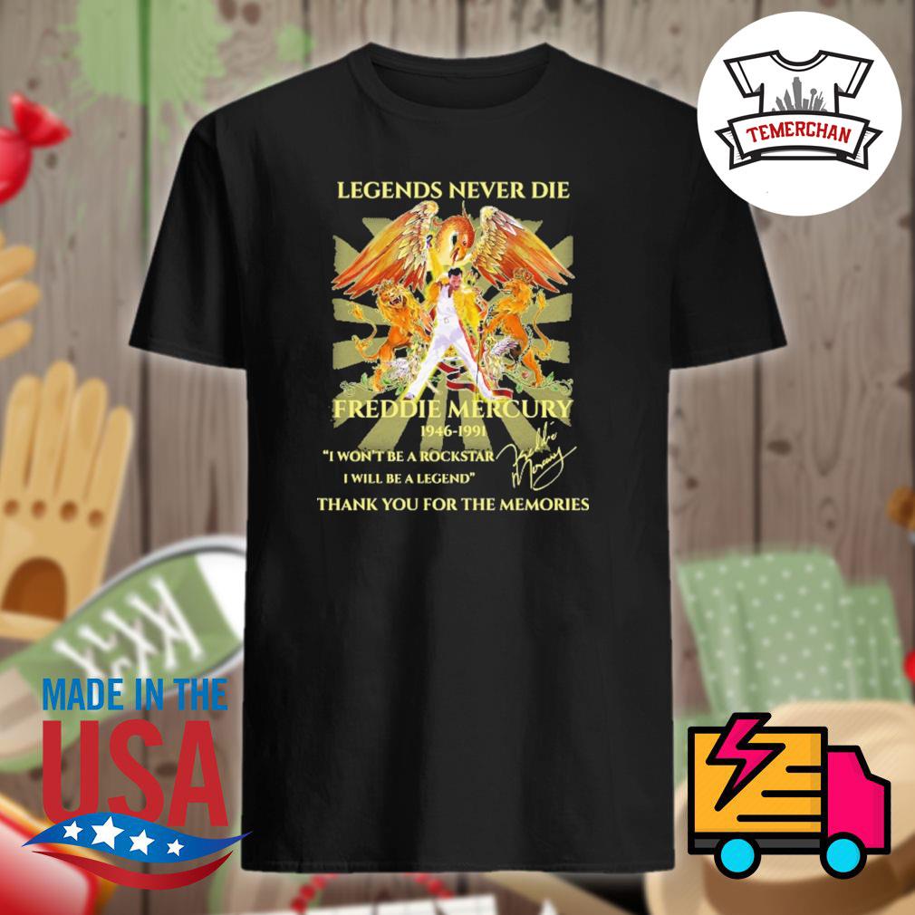 I Won't Be A Rockstar I Will Be A Legend T-Shirt