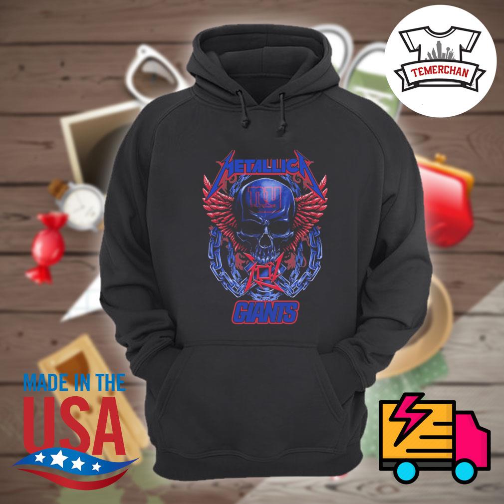 Skull metallica new york giants logo shirt, hoodie, sweater, long sleeve  and tank top