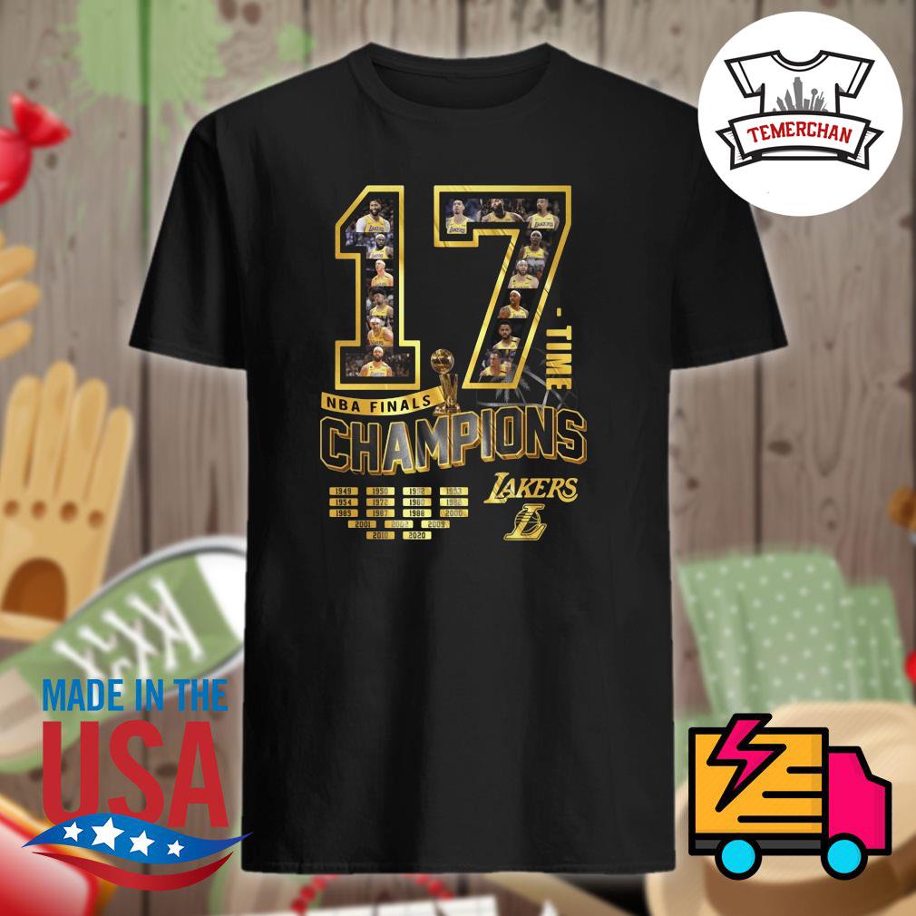 17 time NBA finals Champions Los Angeles Lakers shirt, hoodie