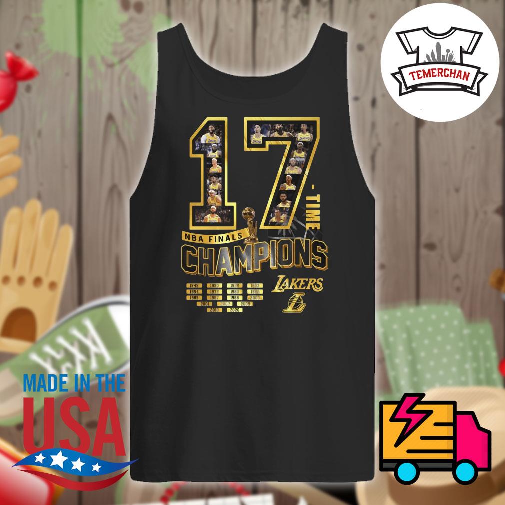 Los angeles lakers 17 time nba finals champions shirt, hoodie, sweater,  long sleeve and tank top