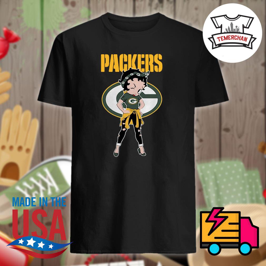 Green Bay Packers Betty Boop Shirt