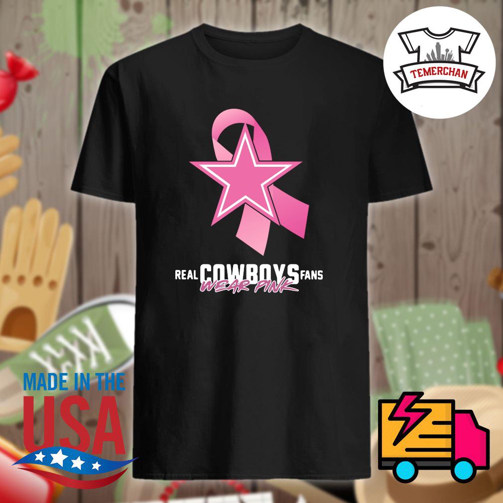 Real Cowboys fans wear pink shirt, hoodie, tank top, sweater and