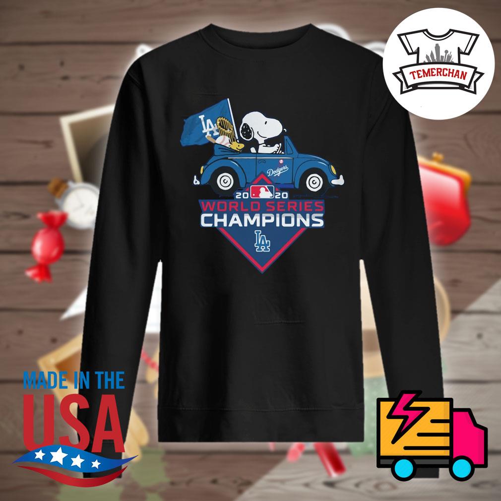 Snoopy Los Angeles Dodgers world series Champions 2020 shirt