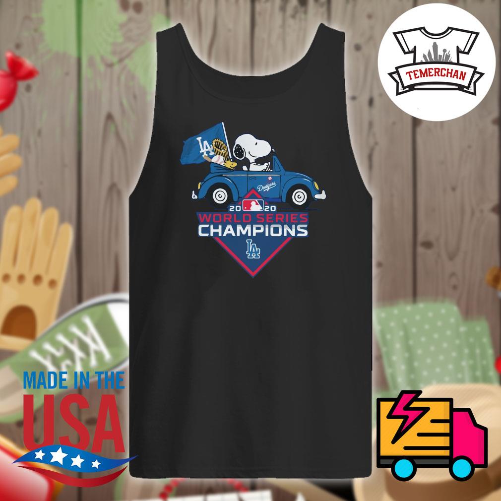 Snoopy Los Angeles Dodgers World Series Champions 2020 Shirt, hoodie, tank  top, sweater and long sleeve t-shirt