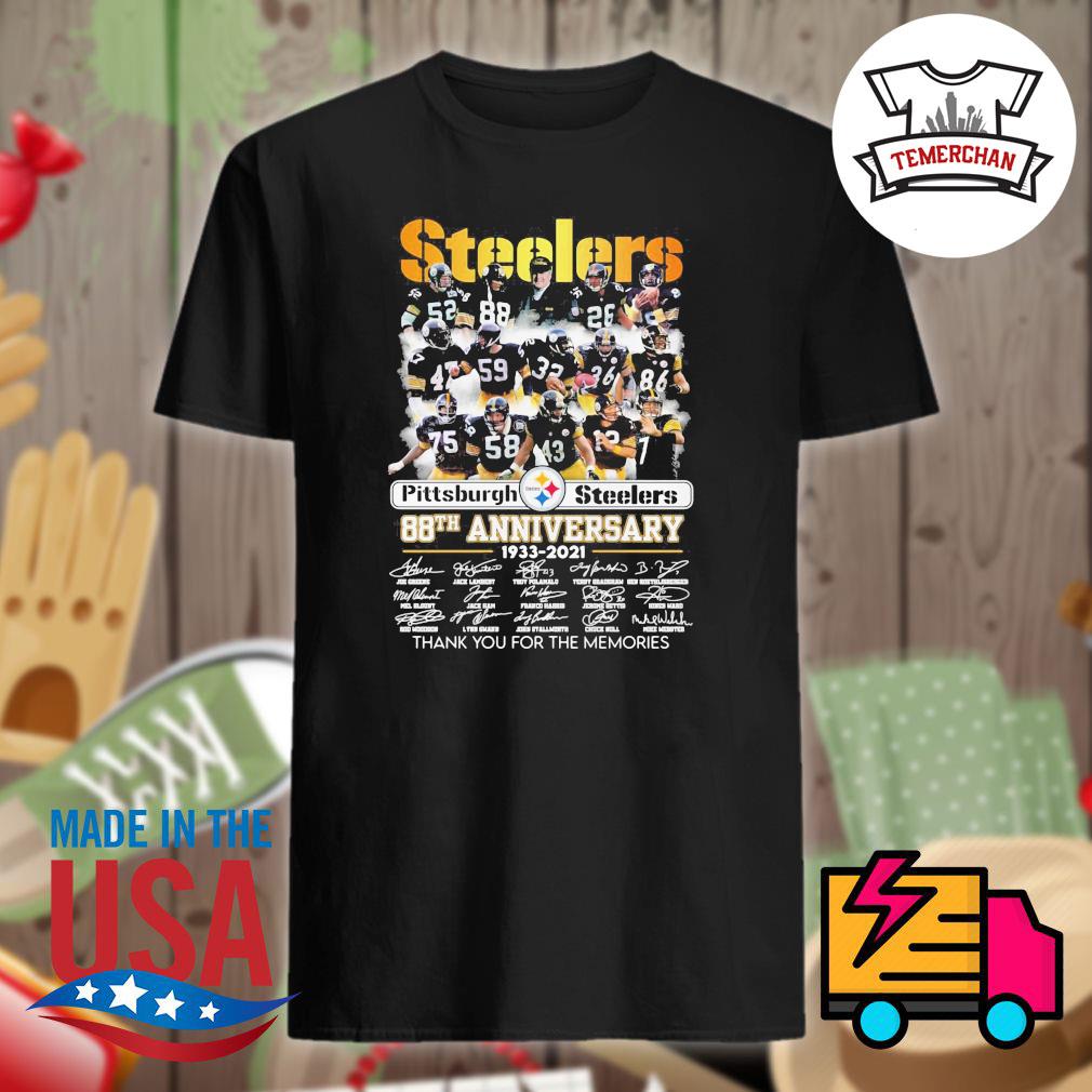 steelers 88th anniversary t shirt