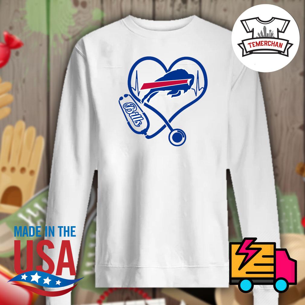 Buffalo Bills heart logo shirt, hoodie, sweater and v-neck t-shirt