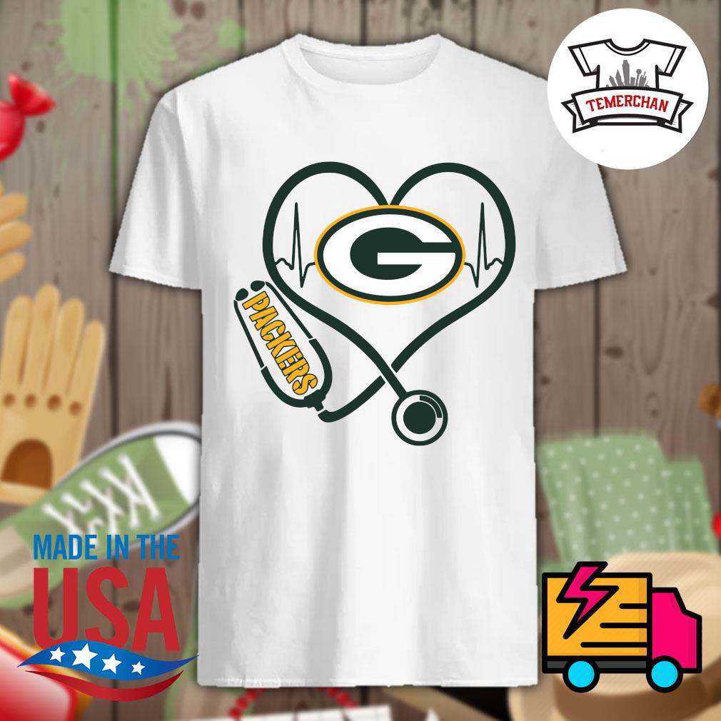 Official Heart Green Bay Packers shirt, hoodie, sweater and v-neck t-shirt