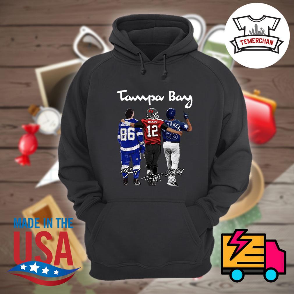 Tampa Bay Kucherov Brady Arozarena signatures shirt, hoodie, tank top,  sweater and long sleeve t-shirt